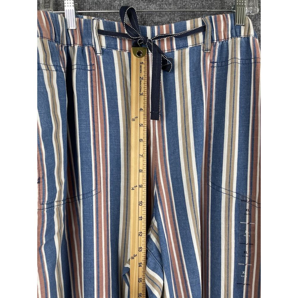 Nautica Laguna Beach Wide Legs Pants Large With Pockets NWT Size XL/TG - Picture 11 of 15